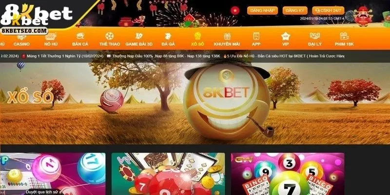 Tỷ lệ trả thưởng tại nhà cái 8KBet vô cùng hấp dẫn